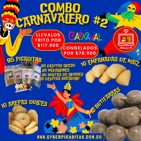 combo carnavalero en cyber picaditas