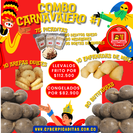 combo carnavalero en cyber picaditas